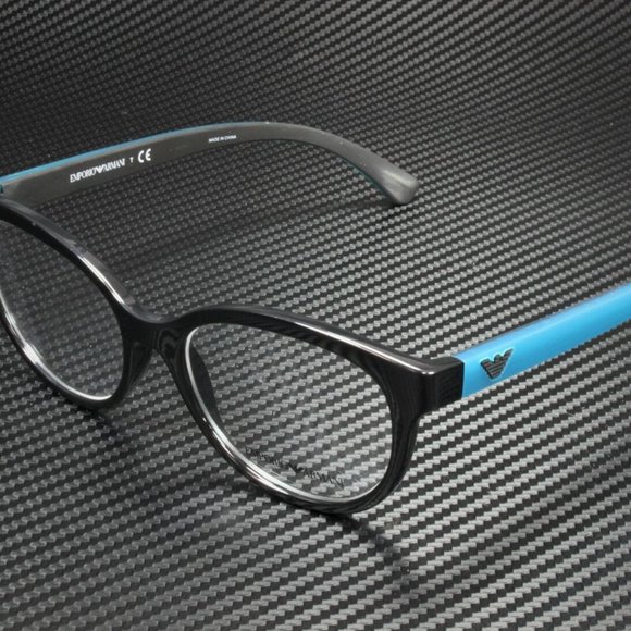 Emporio Armani Women's Black Blue Eyeglasses!